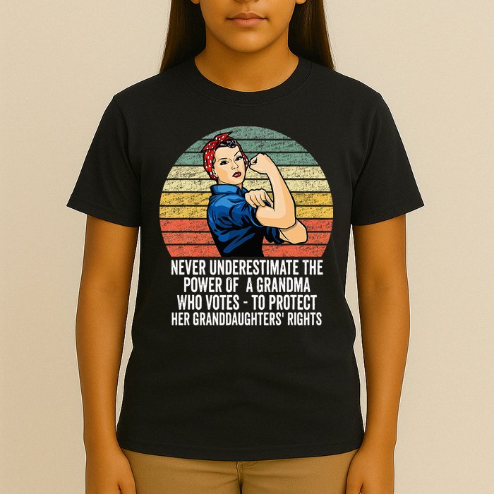 Never Underestimate The Power Of A Grandma Who Votes T-Shirt