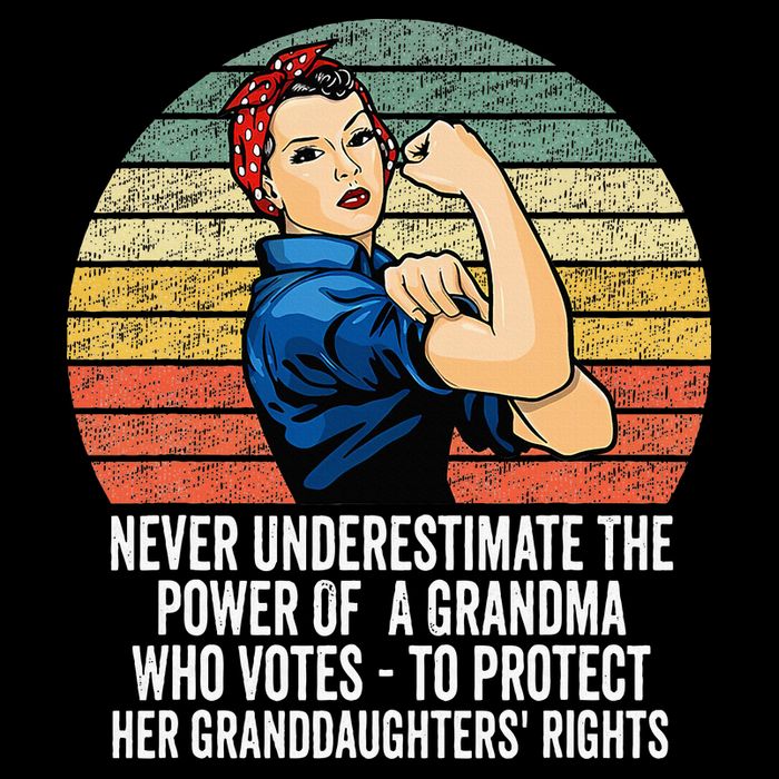 Never Underestimate The Power Of A Grandma Who Votes T-Shirt