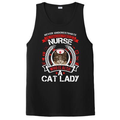 Never Underestimate The Tenacious Power Of A Nurse Gift PosiCharge Competitor Tank