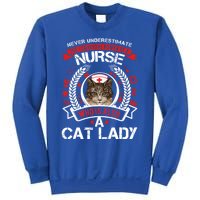 Never Underestimate The Tenacious Power Of A Nurse Gift Sweatshirt