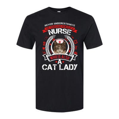 Never Underestimate The Tenacious Power Of A Nurse Gift Softstyle CVC T-Shirt