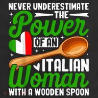 Never Underestimate The Power Of An Italian Woman Cool Comfort Performance Bucket Hat
