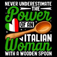 Never Underestimate The Power Of An Italian Woman Cooling Performance Crew T-Shirt