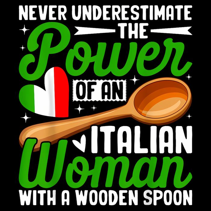 Never Underestimate The Power Of An Italian Woman Cooling Performance Crew T-Shirt