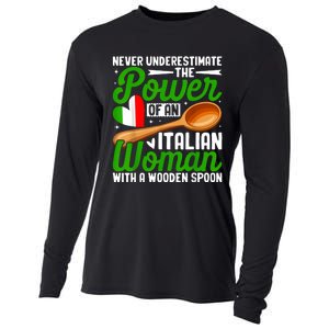 Never Underestimate The Power Of An Italian Woman Cooling Performance Long Sleeve Crew