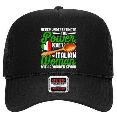 Never Underestimate The Power Of An Italian Woman Trucker Hat