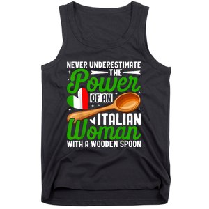 Never Underestimate The Power Of An Italian Woman Tank Top