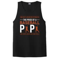 Never Underestimate The Pride Of A Baseball Papa PosiCharge Competitor Tank