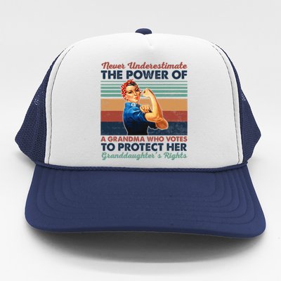 Never Underestimate The Power Of A Grandma Who Votes Trucker Hat