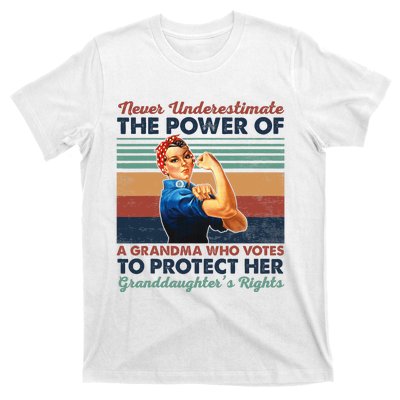 Never Underestimate The Power Of A Grandma Who Votes T-Shirt