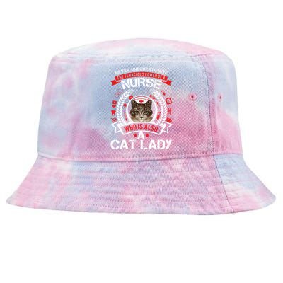 Never Underestimate The Tenacious Power Of A Nurse Great Gift Tie-Dyed Bucket Hat