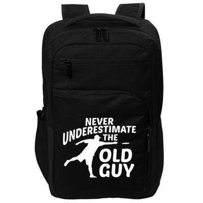 Never Underestimate The Old Guy Retron Vintage Disc Golf Impact Tech Backpack