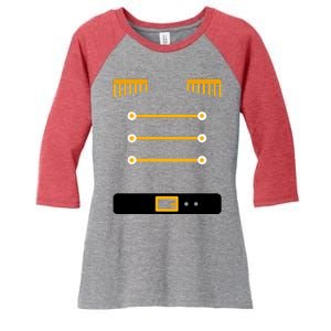 Nutcracker Uniform Toys Soldier Christmas Women's Tri-Blend 3/4-Sleeve Raglan Shirt