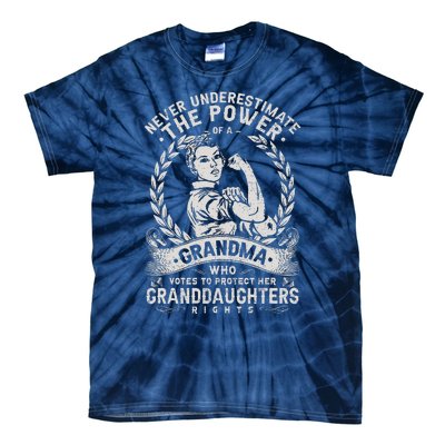 Never Underestimate The Power Of A Grandma Tie-Dye T-Shirt