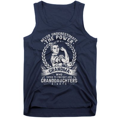 Never Underestimate The Power Of A Grandma Tank Top