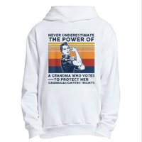 Never Underestimate The Power Of A Grandma Who Votes Urban Pullover Hoodie