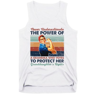 Never Underestimate The Power Of A Grandma Tank Top