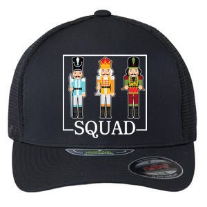 Nutcracker Squad Funny Christmas Flexfit Unipanel Trucker Cap