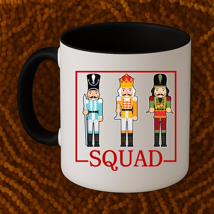Nutcracker Squad Funny Christmas Mug