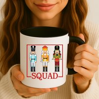 Nutcracker Squad Funny Christmas Mug