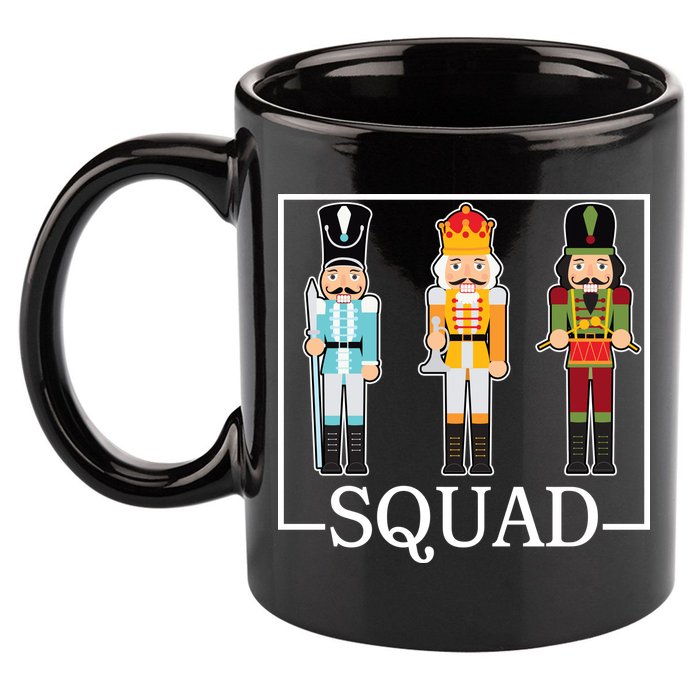 Nutcracker Squad Funny Christmas 11oz C Handle Ceramic Mug