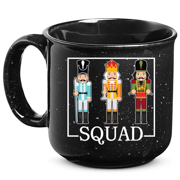 Nutcracker Squad Funny Christmas 15oz Campfire Ceramic Mug