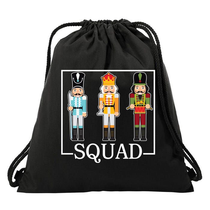Nutcracker Squad Funny Christmas Drawstring Bag