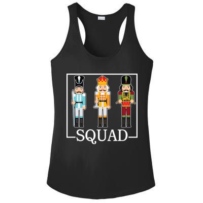 Nutcracker Squad Funny Christmas Ladies PosiCharge Competitor Racerback Tank