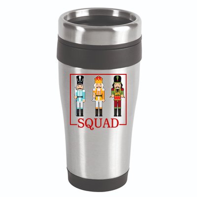 Nutcracker Squad Funny Christmas 16oz Travel Tumbler