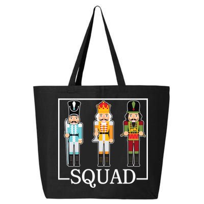 Nutcracker Squad Funny Christmas 25L Jumbo Tote