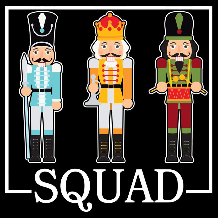 Nutcracker Squad Funny Christmas Baby Bodysuit