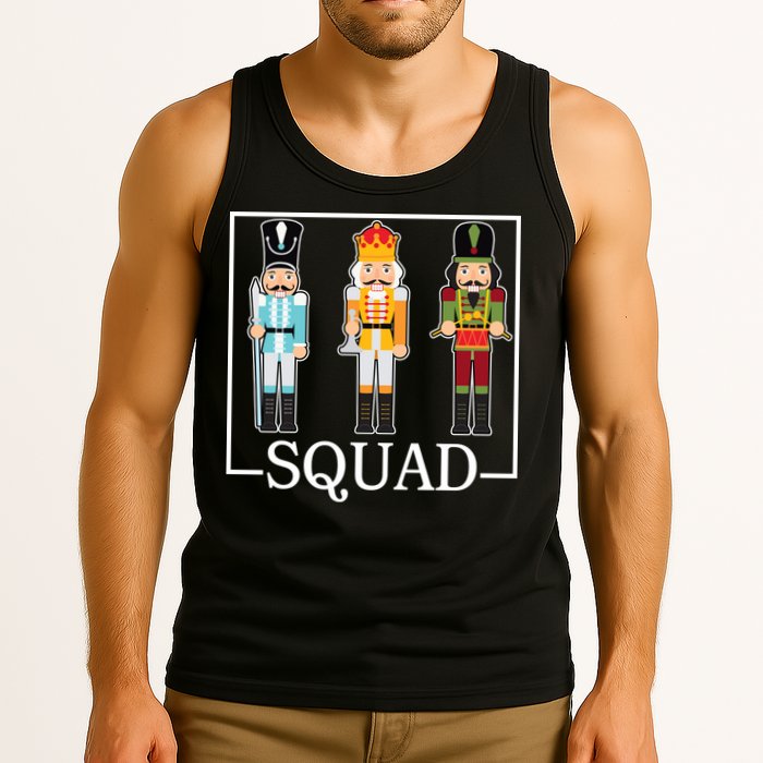 Nutcracker Squad Funny Christmas Tank Top