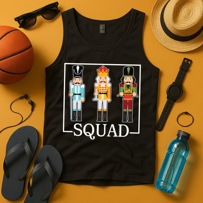 Nutcracker Squad Funny Christmas Tank Top
