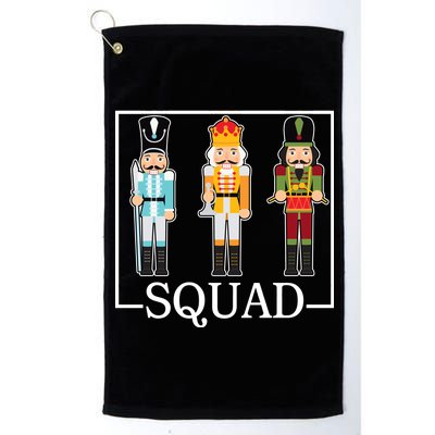 Nutcracker Squad Funny Christmas Platinum Collection Golf Towel