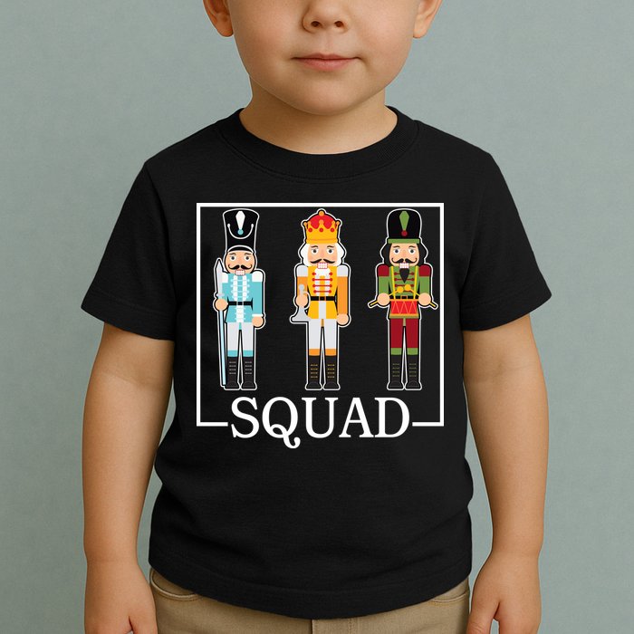 Nutcracker Squad Funny Christmas Toddler T-Shirt