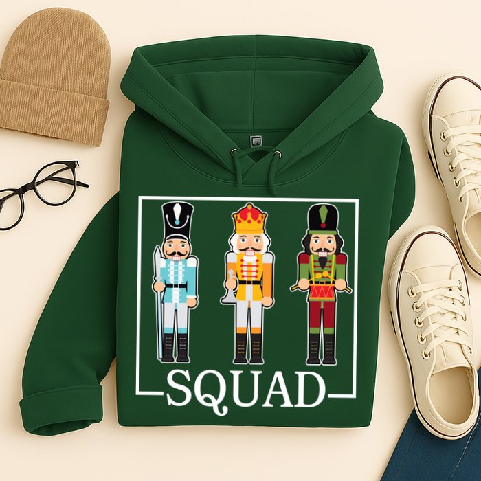 Nutcracker Squad Funny Christmas Hoodie