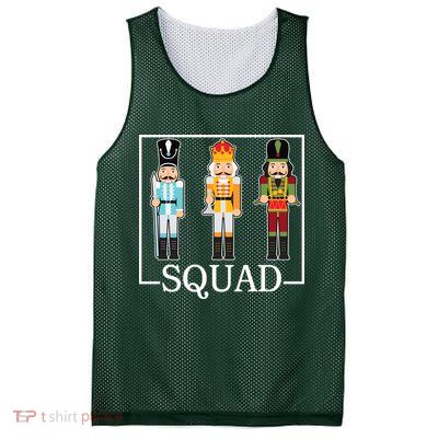 Nutcracker Squad Funny Christmas Mesh Reversible Basketball Jersey Tank