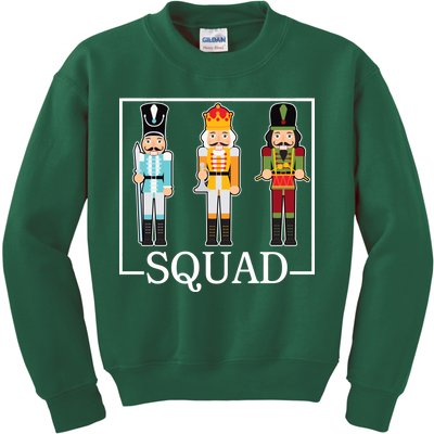 Nutcracker Squad Funny Christmas Kids Sweatshirt