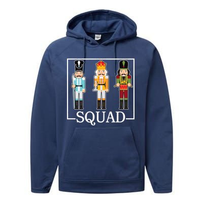 Nutcracker Squad Funny Christmas Performance Fleece Hoodie