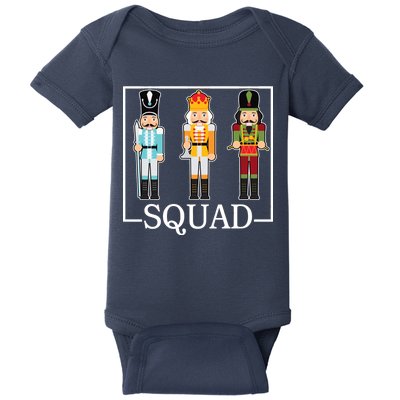 Nutcracker Squad Funny Christmas Baby Bodysuit