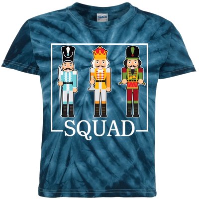 Nutcracker Squad Funny Christmas Kids Tie-Dye T-Shirt