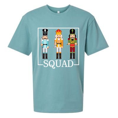 Nutcracker Squad Funny Christmas Sueded Cloud Jersey T-Shirt