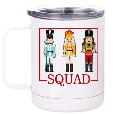 Nutcracker Squad Funny Christmas 12 oz Stainless Steel Tumbler Cup