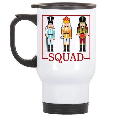 Nutcracker Squad Funny Christmas Stainless Steel Travel Mug