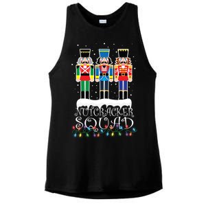 Nutcracker Squad Holiday Ballet Dance Christmas Ladies PosiCharge Tri-Blend Wicking Tank