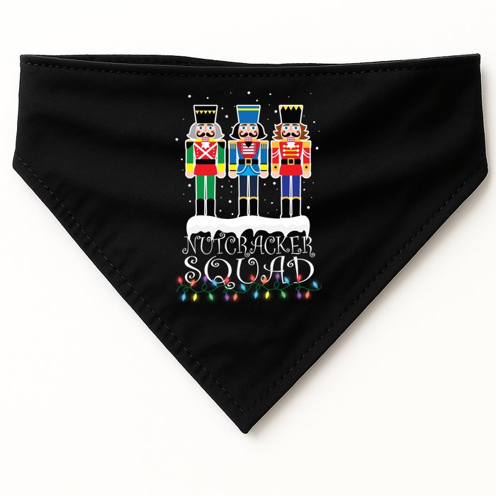 Nutcracker Squad Holiday Ballet Dance Christmas USA-Made Doggie Bandana