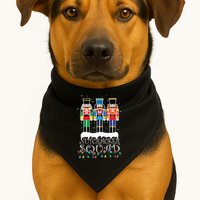 Nutcracker Squad Holiday Ballet Dance Christmas USA-Made Doggie Bandana