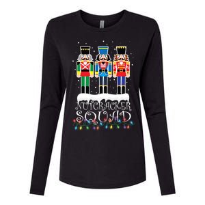 Nutcracker Squad Holiday Ballet Dance Christmas Womens Cotton Relaxed Long Sleeve T-Shirt