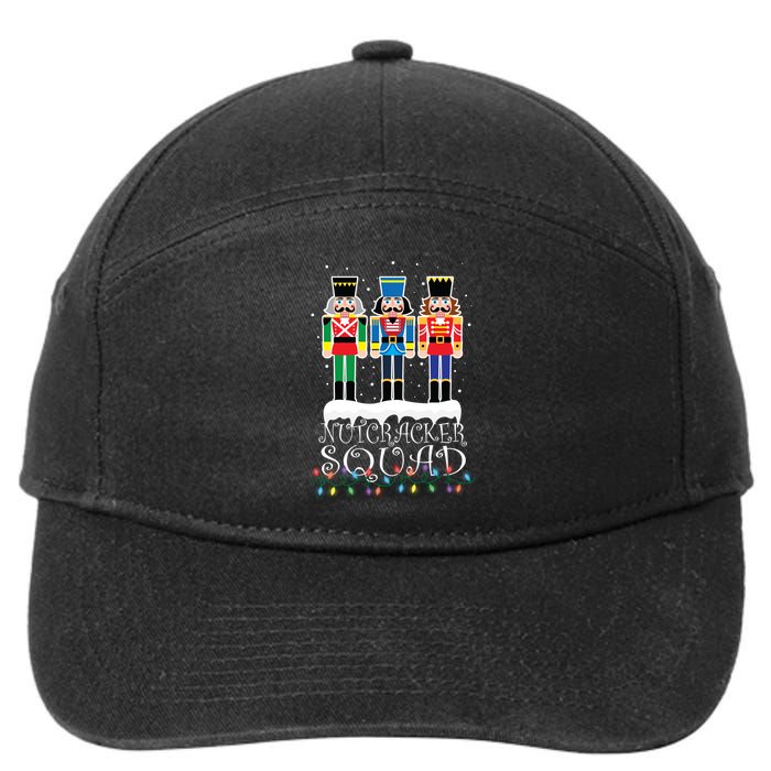 Nutcracker Squad Holiday Ballet Dance Christmas 7-Panel Snapback Hat