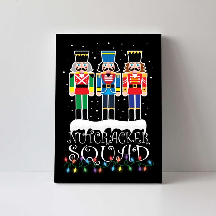 Nutcracker Squad Holiday Ballet Dance Christmas Canvas